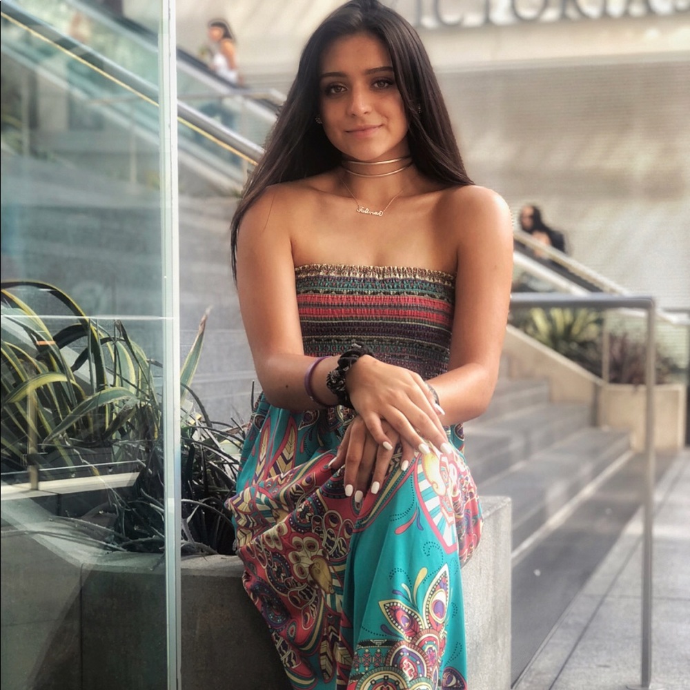 Maxi Sundress Scrunch and Fit and Flare Dress